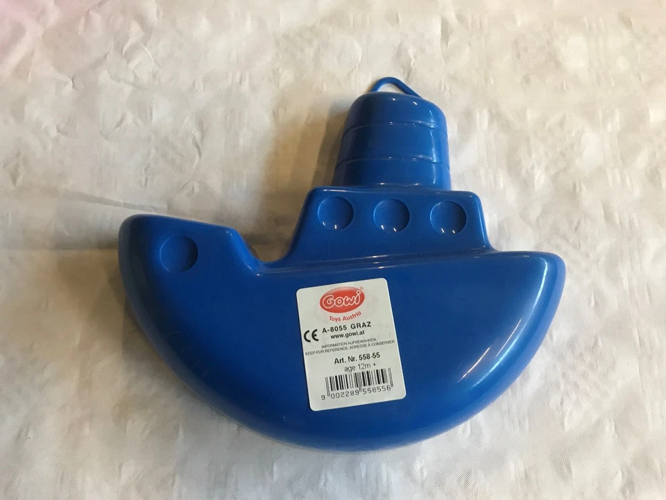 Gowi  Sandform Förmchen Sandkasten 19 x 17 x 4 cm  Schiff Blau - Bild 1 von 1