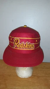 VINTAGE SPORTS SPECIALITIES WASHINGTON REDSKIN'S PILLBOX SNAPBACK CAP - Picture 1 of 10