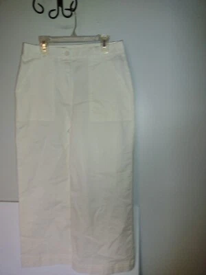 Brooks Brothers Talla 2 Blanco Pantalones Cortos Cintura 28 Entrepierna24" Mujer Nuevos Sin Etiquetas  Foto 1 de 4