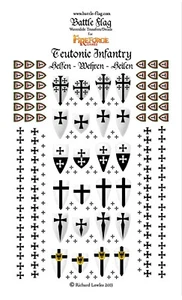 Fireforge Games Deutscher Orden Infanterie Transfers per Battle Flag. Aufkleber (Set 1) - Bild 1 von 1