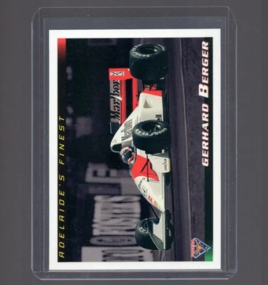 GERHARD BERGER 1994 Futera F1 Formula 1 Racing Card #21 PSA - image 1 of 2