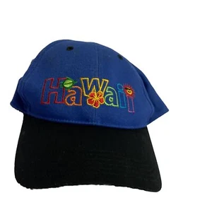 Gorra Hawaiana De Colección Bordada A Presión Espalda Azul Algodón vtd - Imagen 1 de 5