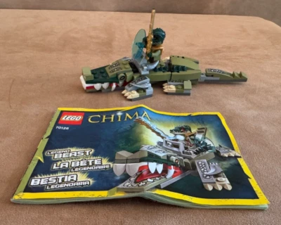 70126 LEGO Complete  Crocodile Beast LEGENDS OF CHIMA with manual & minifigure - Image 1 of 4