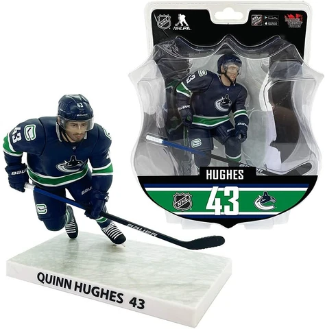 Quinn Hughes Vancouver Canucks 2021-22 Unsigned Imports Dragon 6" Player Figure Cover