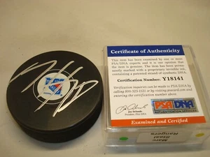 Marc Staal Signed New York Rangers Hockey Puck Autographed PSA/DNA COA 1B - Picture 1 of 3
