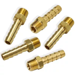 Accesorios para púas de manguera de 1/4" (6 mm) de púas a 1/8"" accesorio de manguera de aire de hilo macho - Imagen 1 de 7
