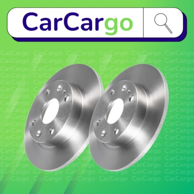 Par de discos de freno traseros sólidos premium para Mazda 323 F 1.6 1989-1994 231 mm Foto 1 de 4