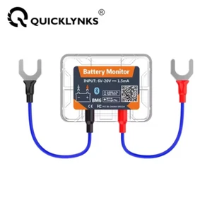 Wireless Bluetooth 4.0 12V Battery Monitory QUICKLYNKS BM6 Car Battery Health - Picture 1 of 16