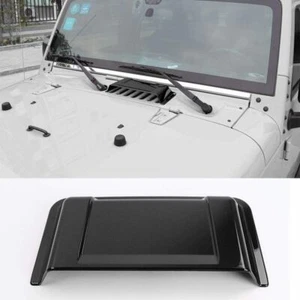Hood Scoop Air Intake Vent Rain Cover For Jeep Wrangler JK Unlimited TJ 1997-17 - Picture 1 of 10