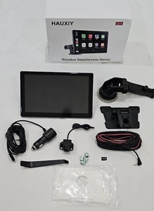 Kabelloser Touchscreen 4K Dash Cam, 9" Sprachsteuerung/Bluetooth, Android, Apple, Q9S - Bild 1 von 11