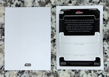 2023 Topps Star Wars Finest Blank Sketch Card RARE 1/1