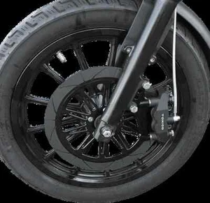 SM Black 11.5in Radial Front Brake Caliper Mount Pair Ultra Classic Low 14-16 - Picture 1 of 4