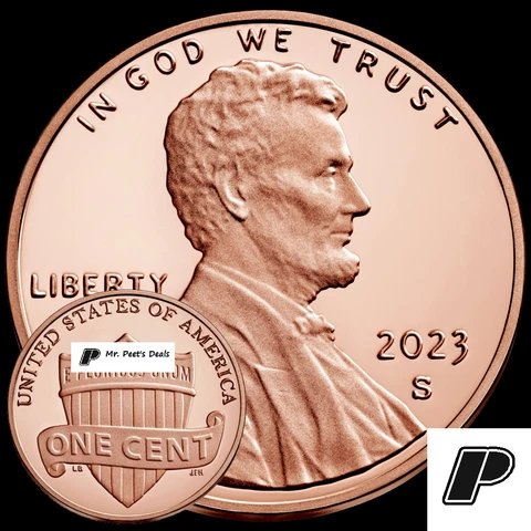 2023 S Lincoln Penny Shield Cent Proof - Mr_Peet Cover