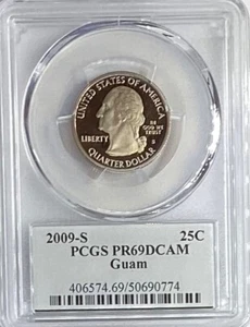 2009-S Guam State Proof Quarter **PCGS PR69DCAM** - Picture 1 of 2