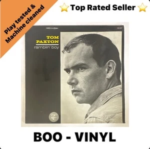 Tom Paxton - Ramblin' Boy - Vinyl Lp Record Folk Rock EX / EX Condition - Picture 1 of 6