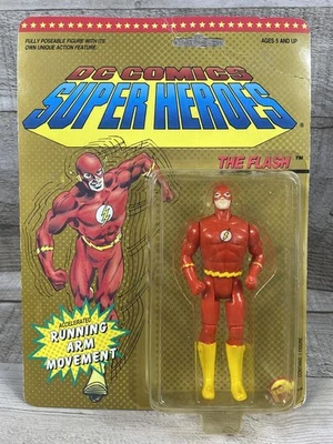 Figura de acción ToyBiz DC Super Heroes 1990 de colección - The Flash - Running Arms Foto 1 de 4