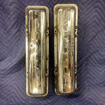 Original 67 68 Camaro Z28 65 66 67 Nova L79 Valve Covers PAIR SURVIVOR 1967 - Image 1 of 4