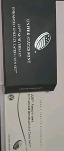 2017 S Enhanced Uncirculated 225th Anniv 10 Coin Mint Set Original Box and COA  - Picture 1 of 5