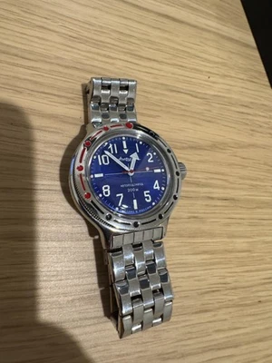 Reloj mecánico militar automático Vostok Amphibia 420648 para piezas o reparación Foto 1 de 4