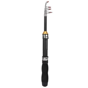 Mini Canna da Pesca Mare Pesca sul Ghiaccio Palo Corto Acqua Salata Telescopica Canna da Pesca... - Foto 1 di 8