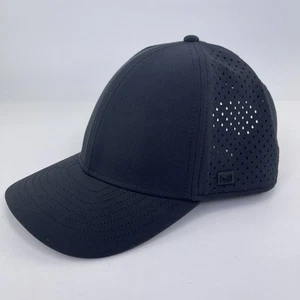 Melin A-Game Hydro Black Hat Cap Adjustable Snapback Size CL Classic 58 cm - Picture 1 of 7