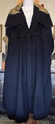 MUSEUM Qual. Pre 1920s Vintage Blue Cape Cloak PERCIVAL B PALMER & CO Chicago - Image 1 of 4