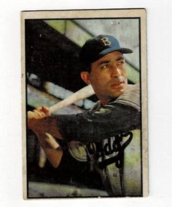 1953 Bowman Color Carl Furillo #78 Brooklyn Dodgers - Bild 1 von 2