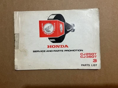 GENUINE HONDA CJ250T CJ360T 1976 PARTS BOOK MANUAL CATALOGUE MICROFICHE (No. 3) - Image 1 of 4