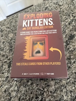 Exploding Kittens - Cat Burglar Edition Party Game, For 2-5 Players, Ages 7+ - Image 1 of 4