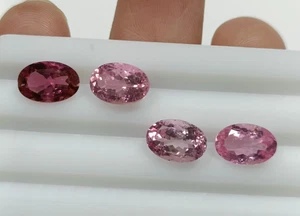 Natural Pink Tourmaline Faceted Gemstone Loose Cut Color Gemstone Congo Mines - Picture 1 of 6