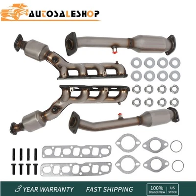 EH24L36887 For 2011 2012 2013 INFINITI QX56 Catalytic Converters set 5.6L MODELS Foto 1 de 4