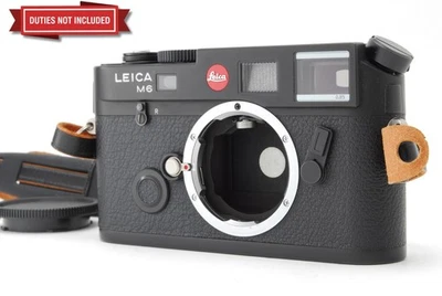 [Excelente COMO NUEVA] Cámara fotográfica telémetro Leica M6 TTL 0,85 35 mm cuerpo negro de JAPÓN Foto 1 de 4