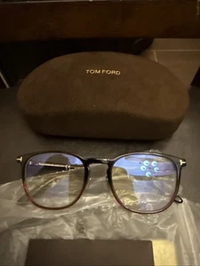 Tom Ford FT5700-B 054 Brille Shiny Burgundy Klar Gestell 52mm - Bild 1 von 12