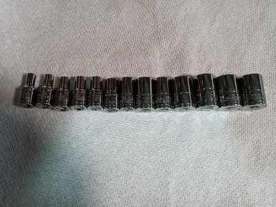 Blue Point Tools 13-Piece 1/4" Drive 6-point Socket Set 4mm to 14mm - Image 1 of 2