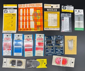 Assortimento di aghi da cucire: trapuntatura, Betweens, Crewel, arazzo nuovi e usati - Foto 1 di 4