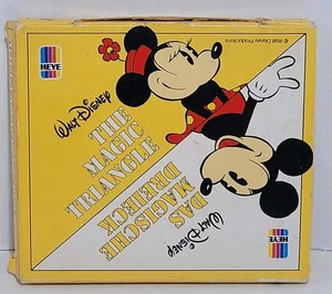 Gioco Puzzle Vintage Heye Walt Disney Topolino Il Triangolo Magico - Foto 1 di 9