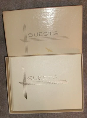 NUEVO EN CAJA LIBRO DE VISITAS 8" X 5" BODA FIESTA BABY SHOWER DUCHA NUPCIAL 420 INVITADOS Foto 1 de 2