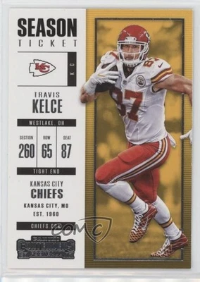 2017 Panini Contenders Season Ticket Travis Kelce #68 - Image 1 of 2