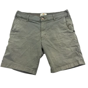 Marine Layer Shorts Mens 30 Green Casual Chino Flat Front Lightweight Summer - Picture 1 of 6