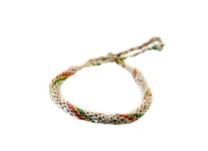 Bracelet brésilien - Fil Tresse Rasta Jamaique #24 - Imagen 1 de 1