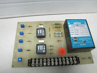 PLACA DE CIRCUITO MÓDULO DE ALIMENTACIÓN BURTON INDUSTRIES 413-092-000 413092000 TE-15-100 Foto 1 de 2