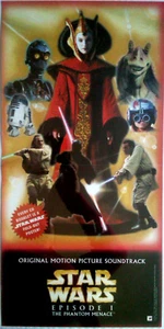 PÓSTER VINTAGE 1999 STAR WARS AMENAZA FANTASMA DOS CARAS - Imagen 1 de 2