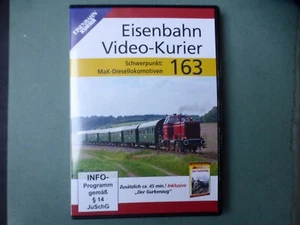 DVD des Eisenbahn Video Kurier Nummer 163 mit Schwerpunkt MaK Diesellokomotiven - Bild 1 von 1