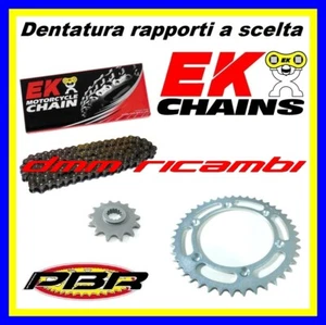 Kit Trasmissione KTM EXC-F 400 01>02 4T. catena corona pignone PBR EK 2001 2002 - Foto 1 di 1