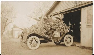 POSTCARD-1912 ANTIQUE AUTOMOBILE RPPC w/ WRITING & DATE ON BACK - Picture 1 of 1