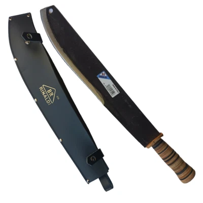 MACHET RONCOLA RINALDI 135 LAMA 45cm IN ACCIAIO FODERO IN CUOIO MADE IN ITALY