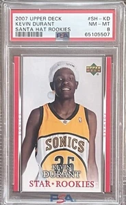 2007-08 Upper Deck - Star Rookies Santa Hats #SH-KD Kevin Durant (RC) - Picture 1 of 2
