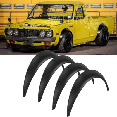Kit de carrocería extra ancha flexible para Datsun 620 720 4 piezas guardabarros llamaradas arcos de rueda Foto 1 de 4