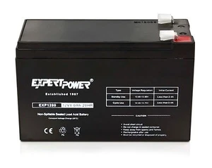 Expert Power 12 Volt 8Ah Rechargeable Sealed Lead Acid AGM Battery Terminal F2 - Picture 1 of 7