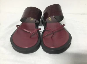 Paris Texas Brooklyn Ledersandalen mit offener Zehenpartie Riemen Größe US 8 neu ohne Karton - Bild 1 von 10